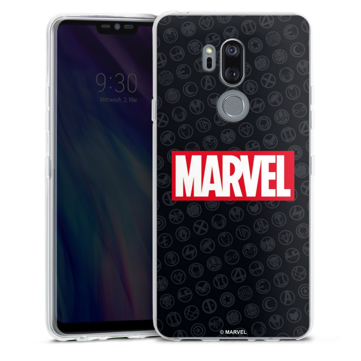 Marvel Logo Black Red 