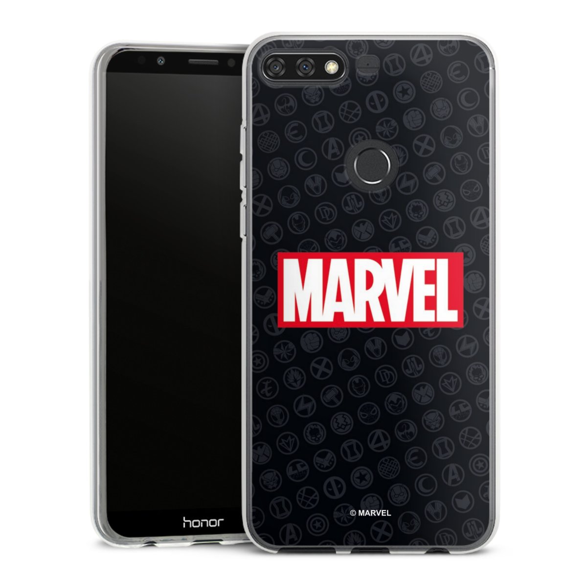 Marvel Logo Black Red 