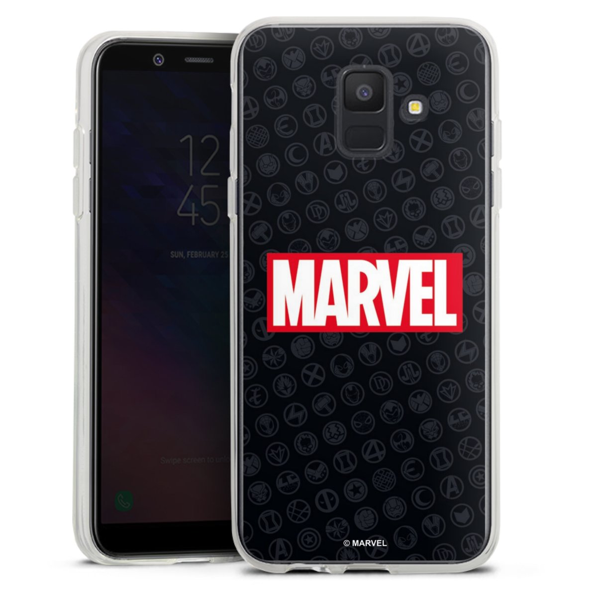 Marvel Logo Black Red 