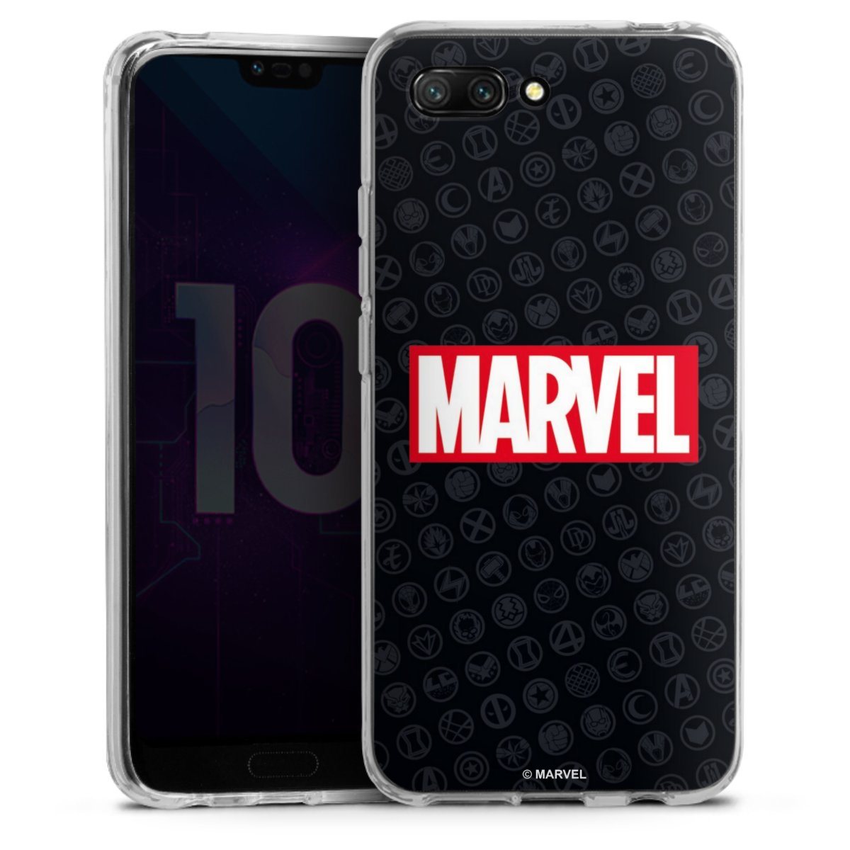 Marvel Logo Black Red 