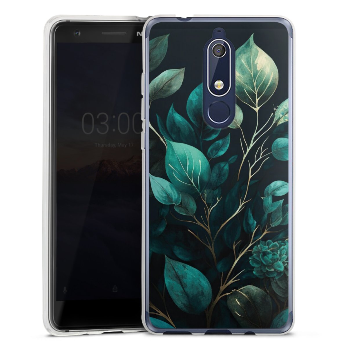 Eukalyptus dunkler Hintergrund