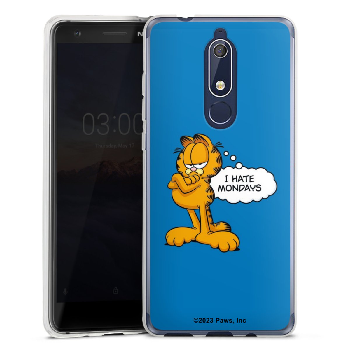 Garfield Je déteste les lundis Bleu