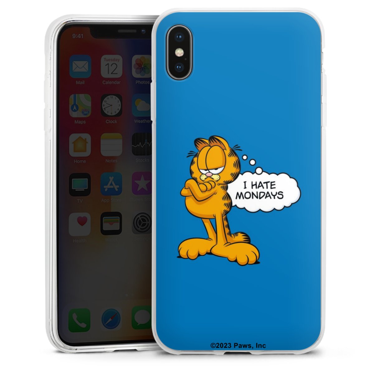 Garfield Je déteste les lundis Bleu