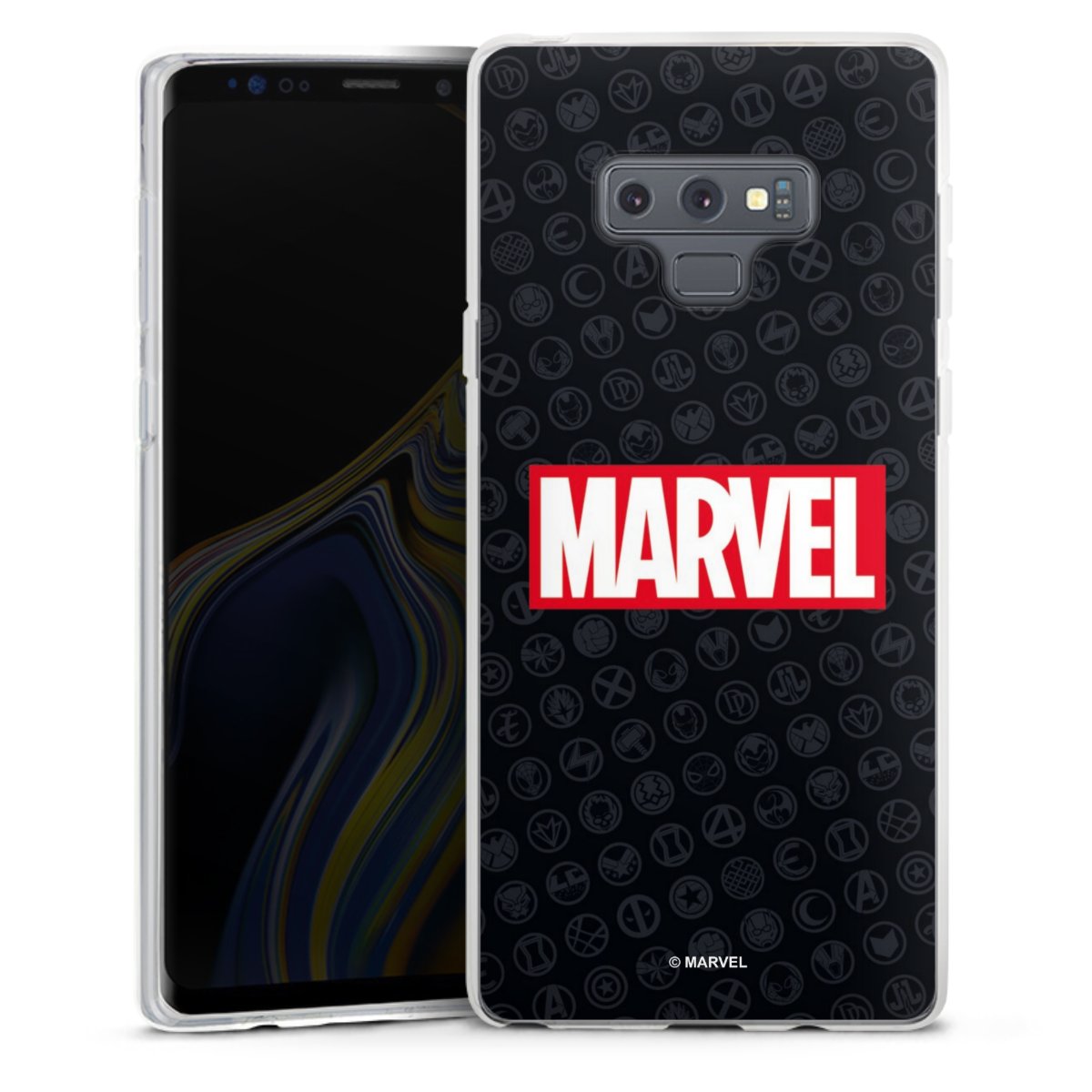 Marvel Logo Black Red 