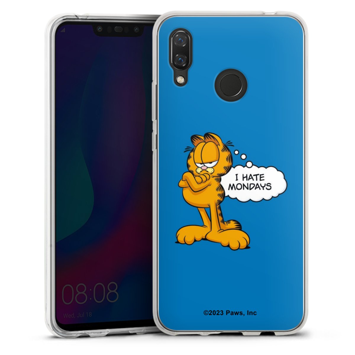 Garfield Je déteste les lundis Bleu