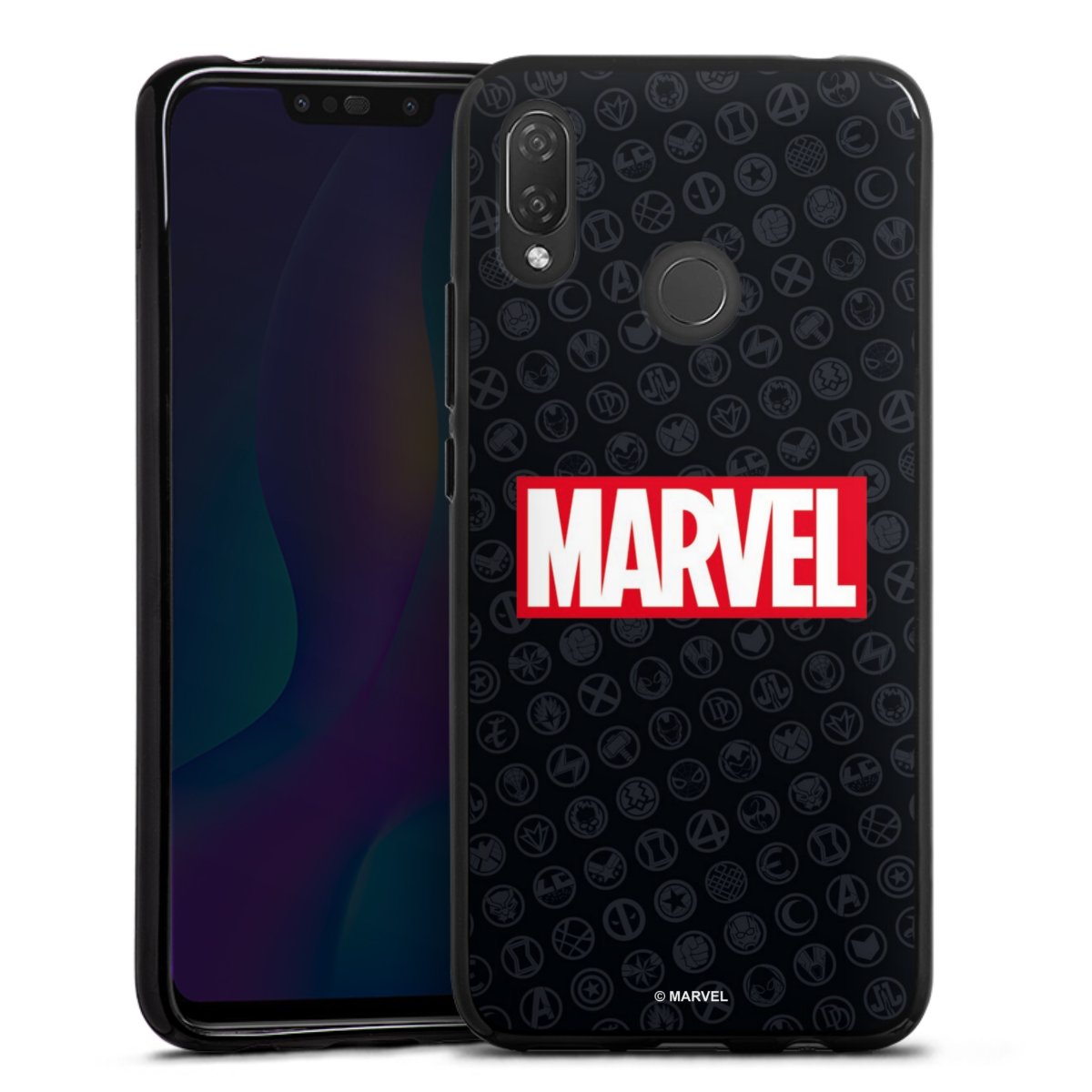 Marvel Logo Black Red 