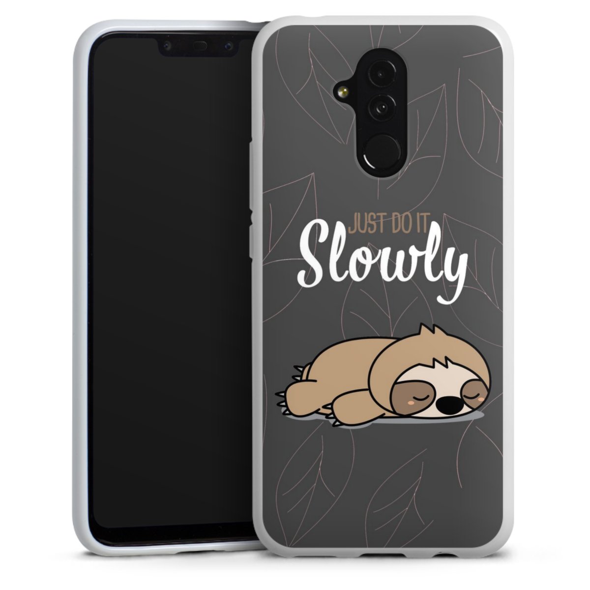 Just Do It Slowly Sloth Grey