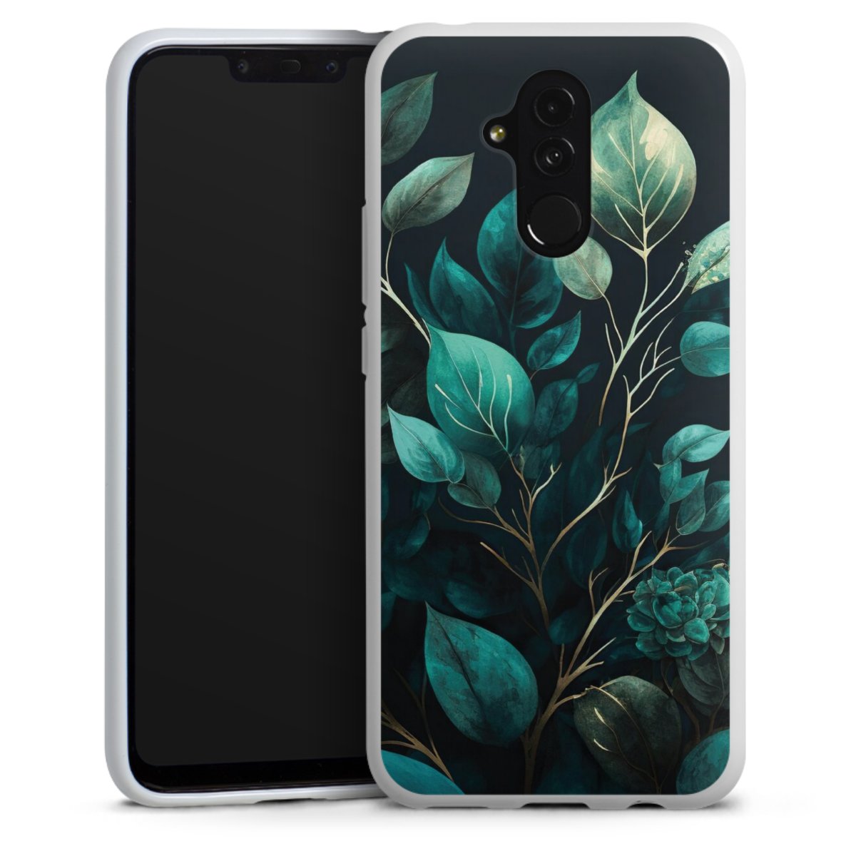 Eukalyptus dunkler Hintergrund
