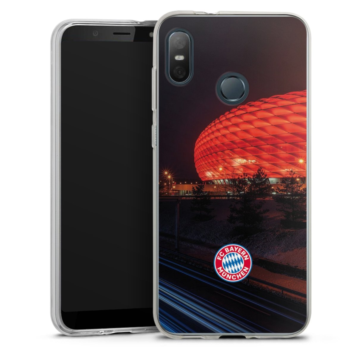 Allianz Arena bei Nacht FCB