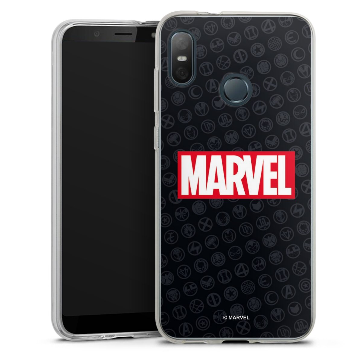 Marvel Logo Black Red 