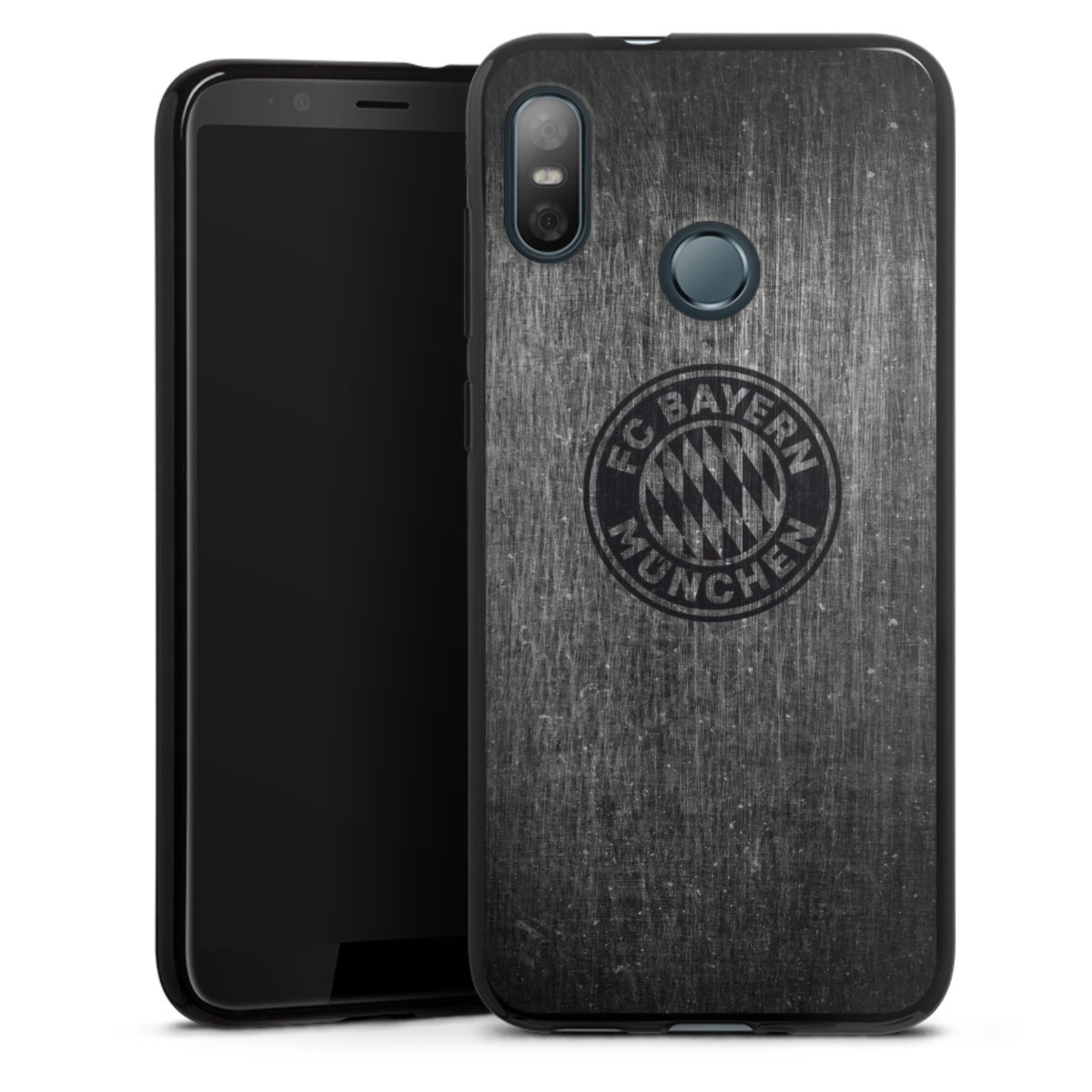 Metalllook FCB Logo einfarbig