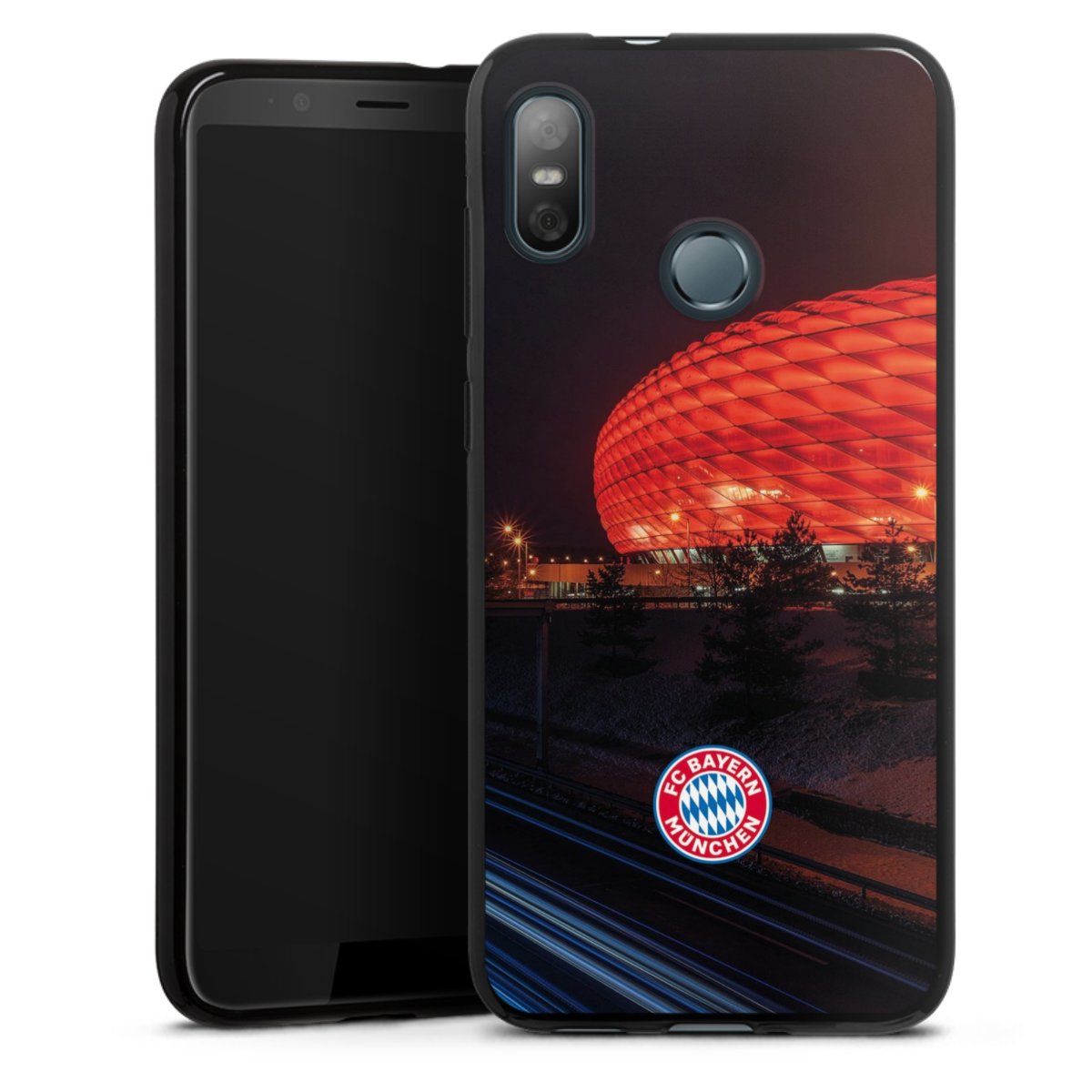 Allianz Arena bei Nacht FCB