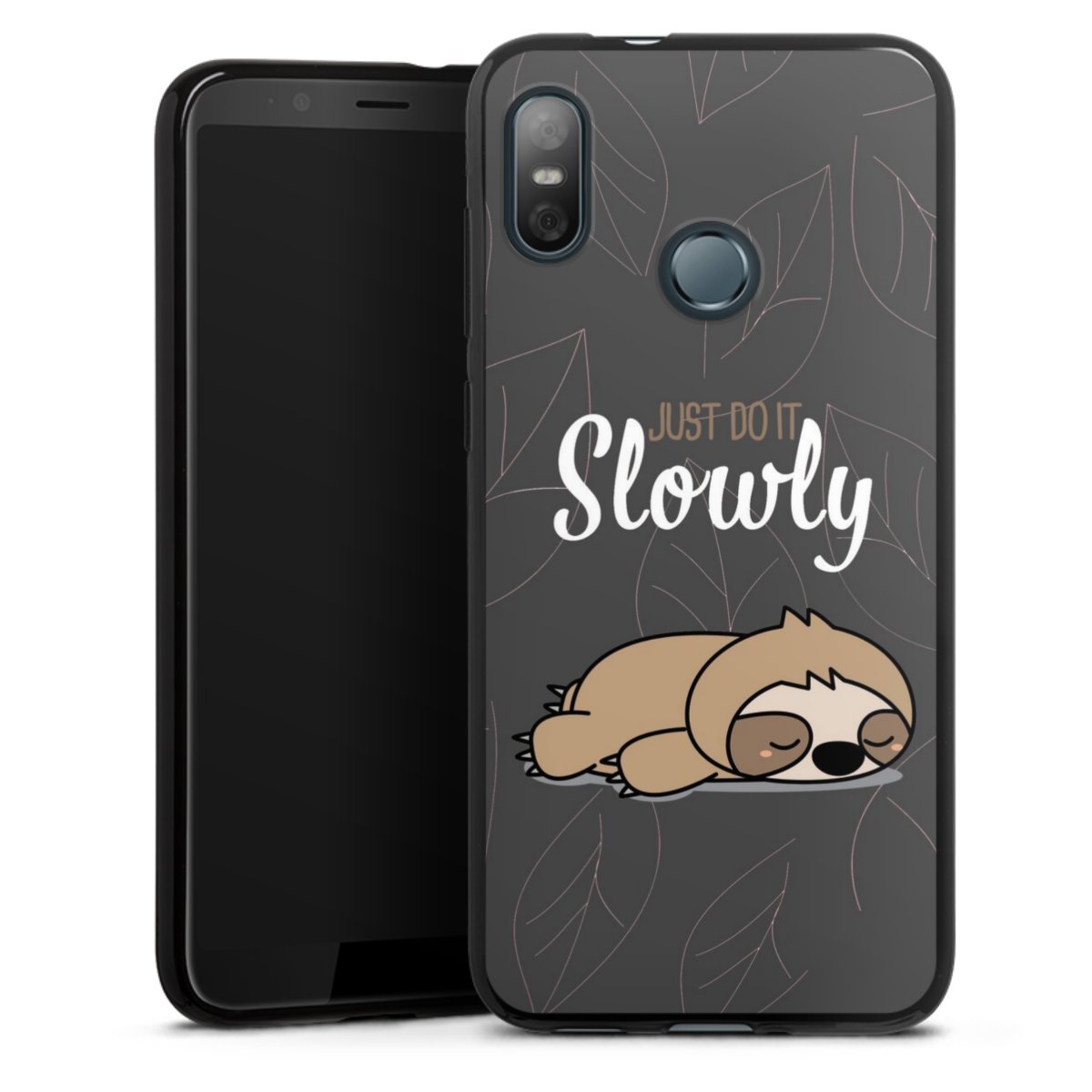 Just Do It Slowly Sloth Grey