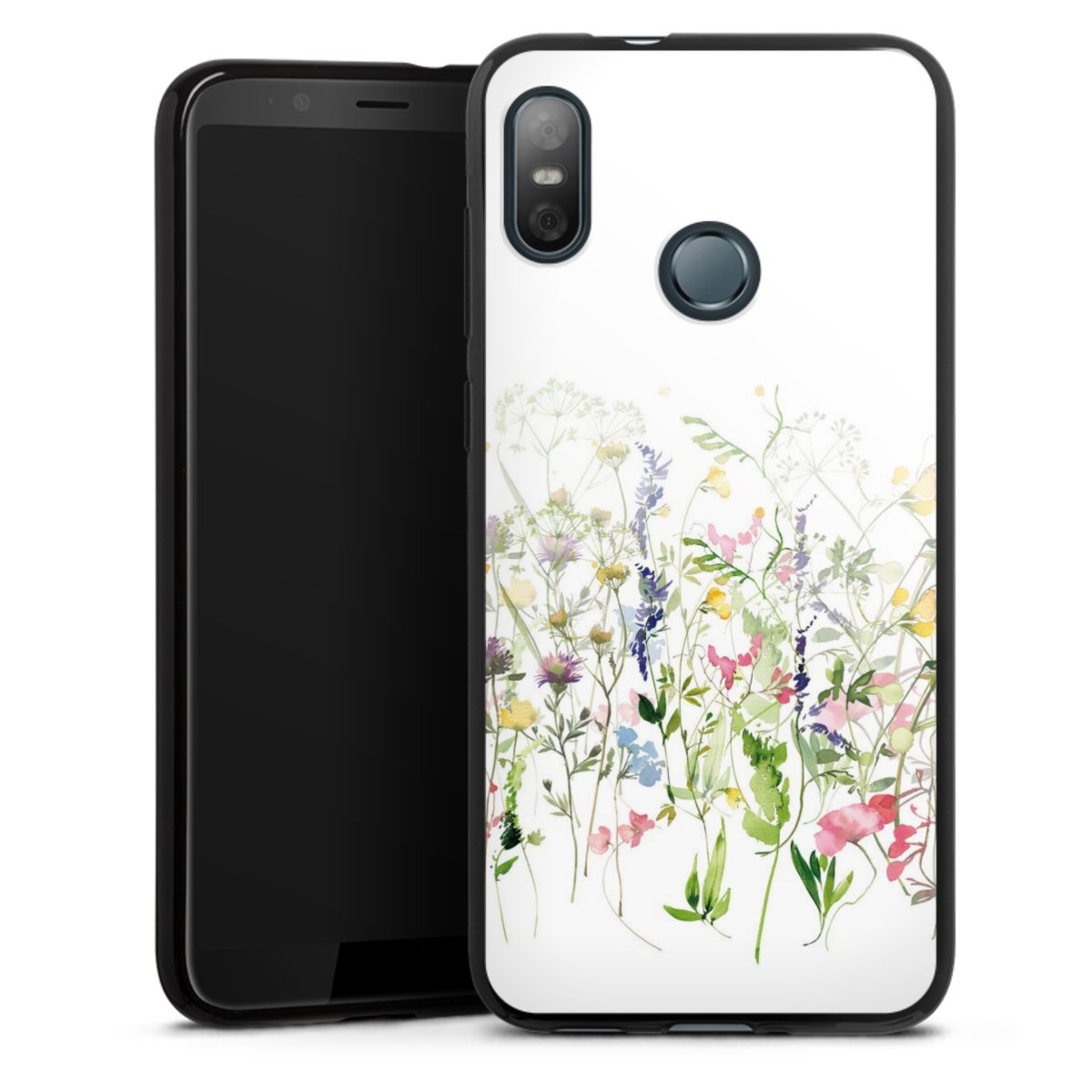 Fleurs de prairie printanières colorées