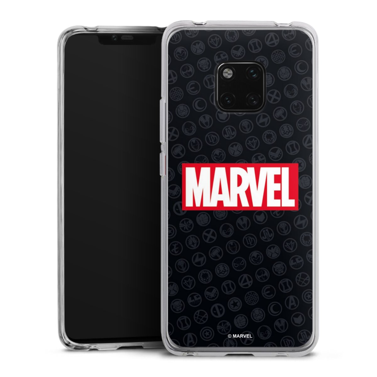 Marvel Logo Black Red 