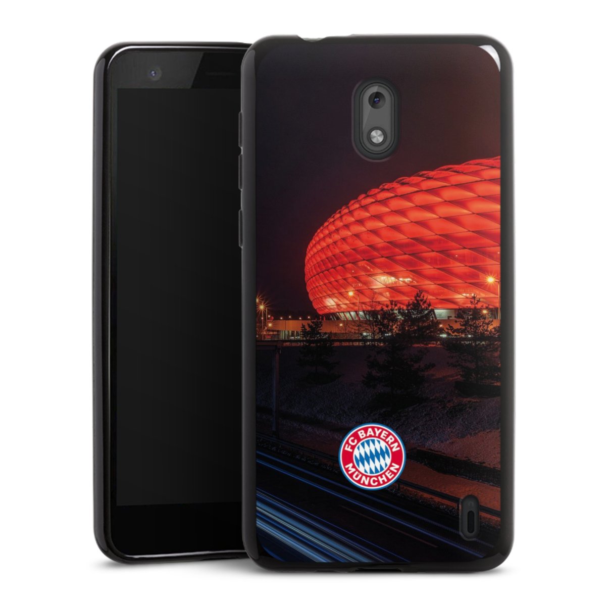 Allianz Arena bei Nacht FCB