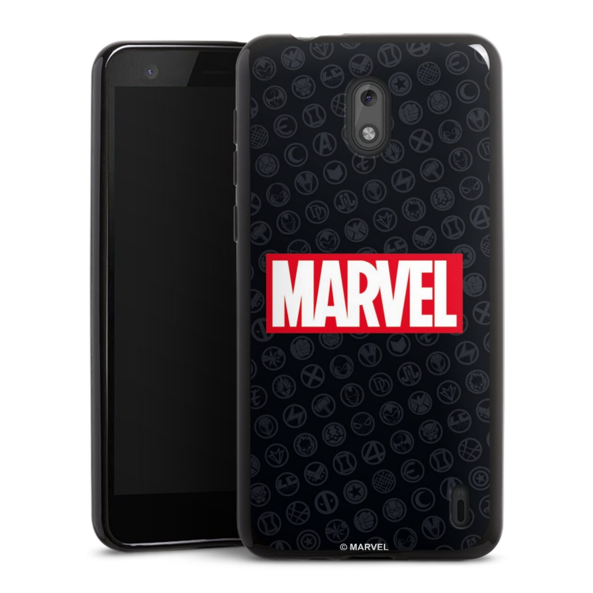 Marvel Logo Black Red 