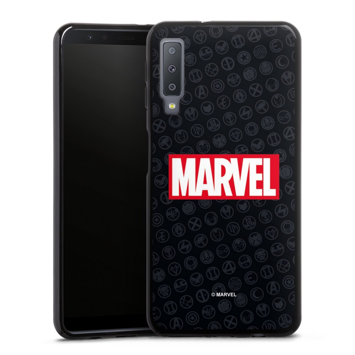 Marvel Logo Black Red 