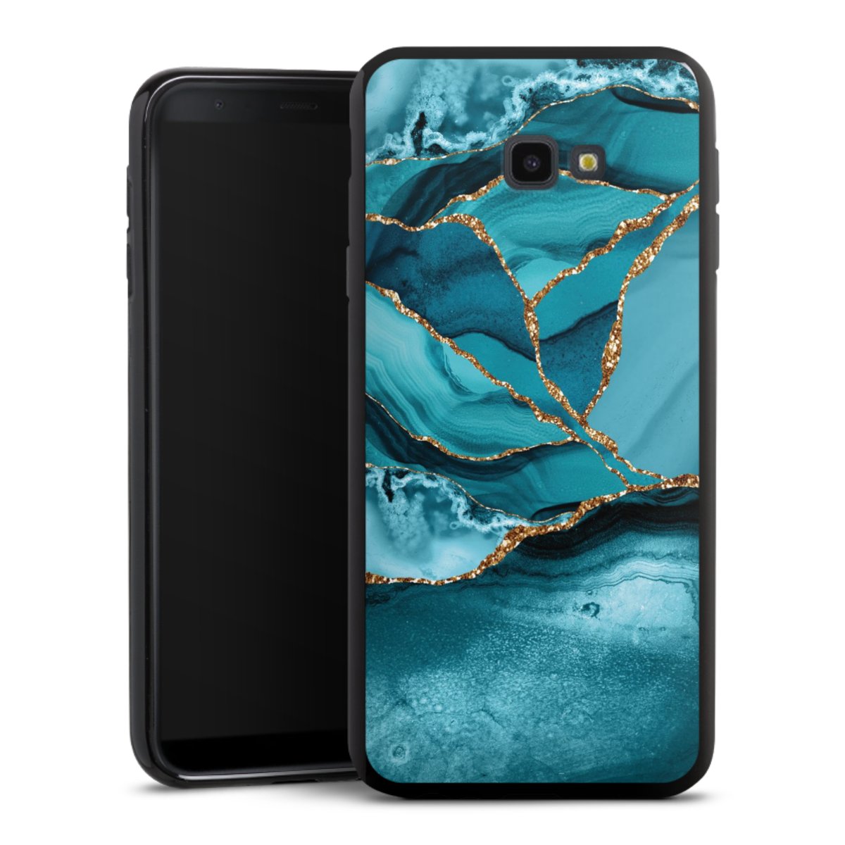 Eisblaue Marmor Landschaft