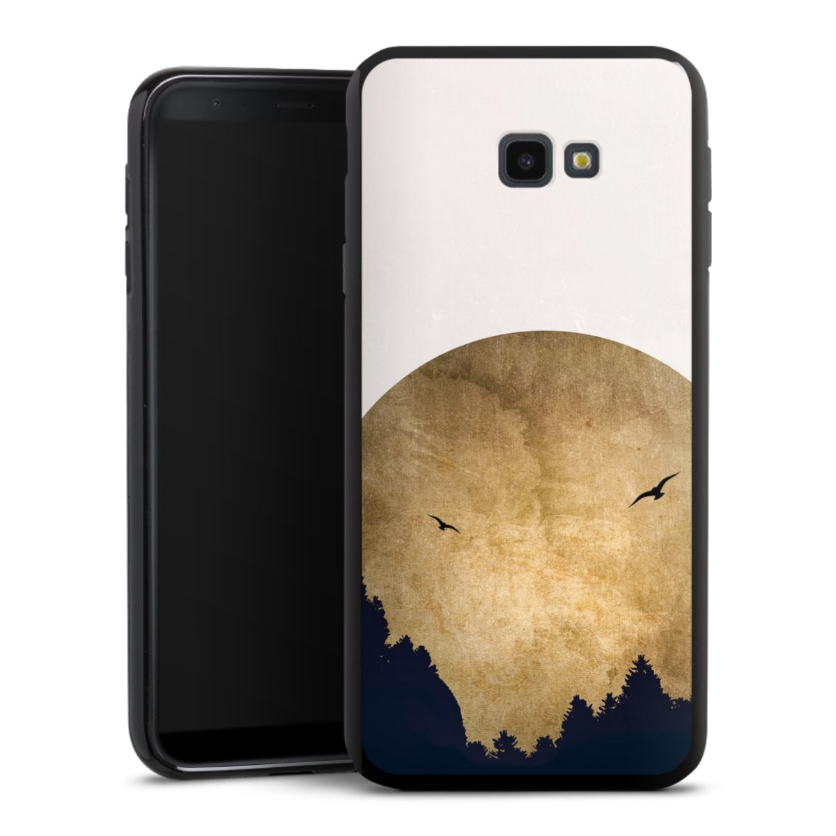 Twee vogels en de maan