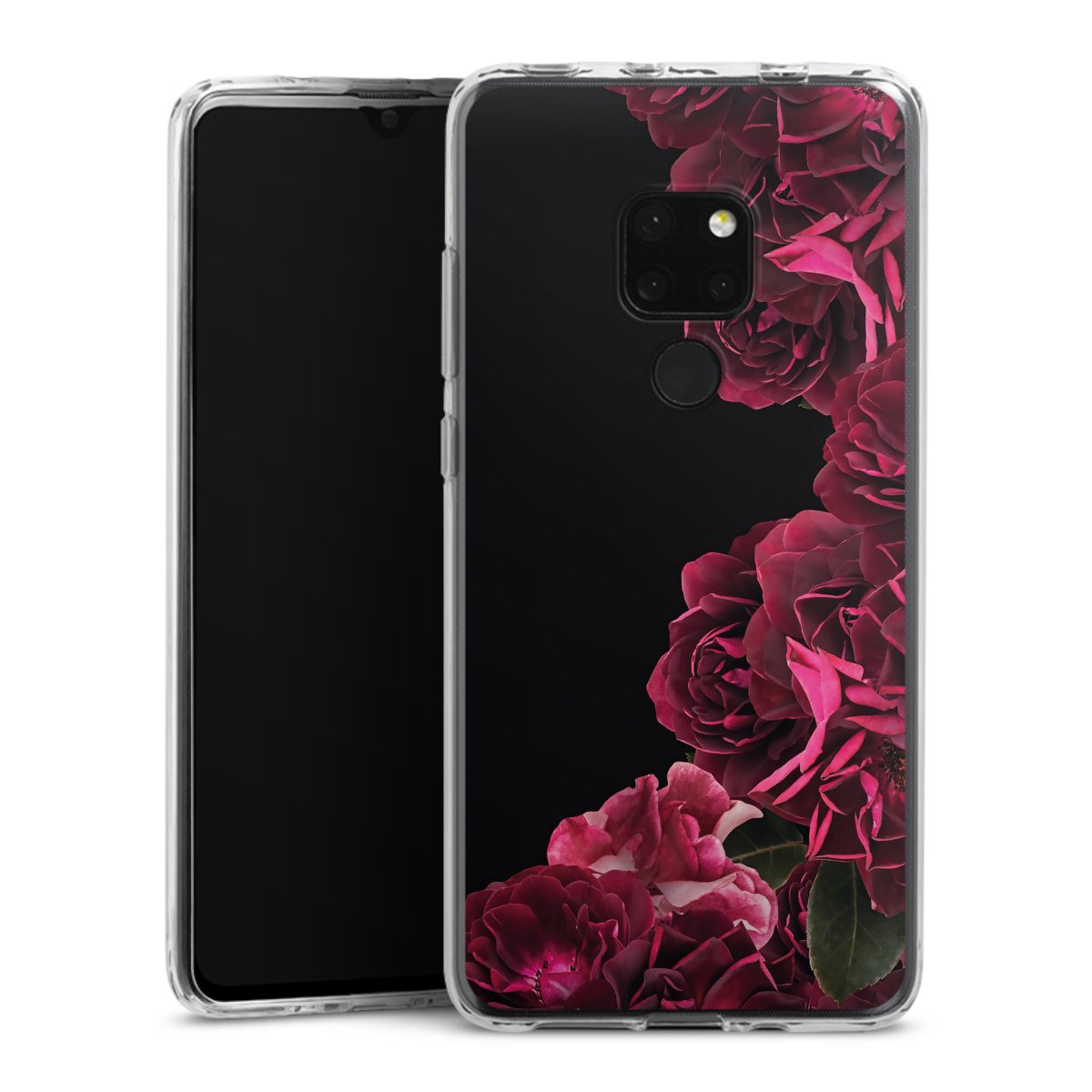 Rose vintage su nero