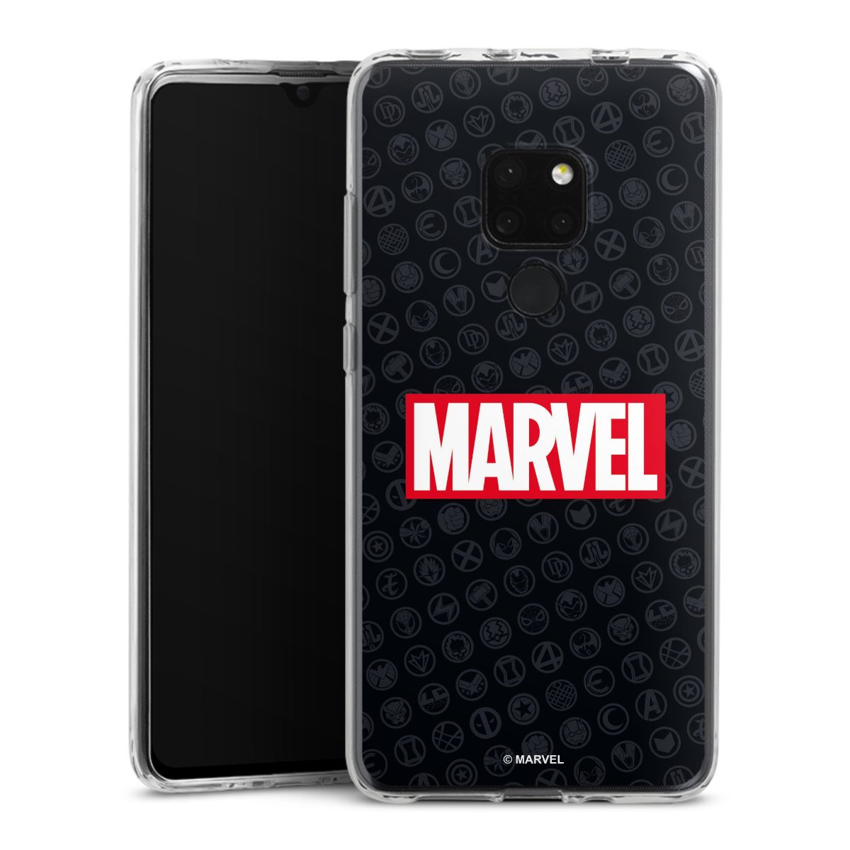 Marvel Logo Black Red 