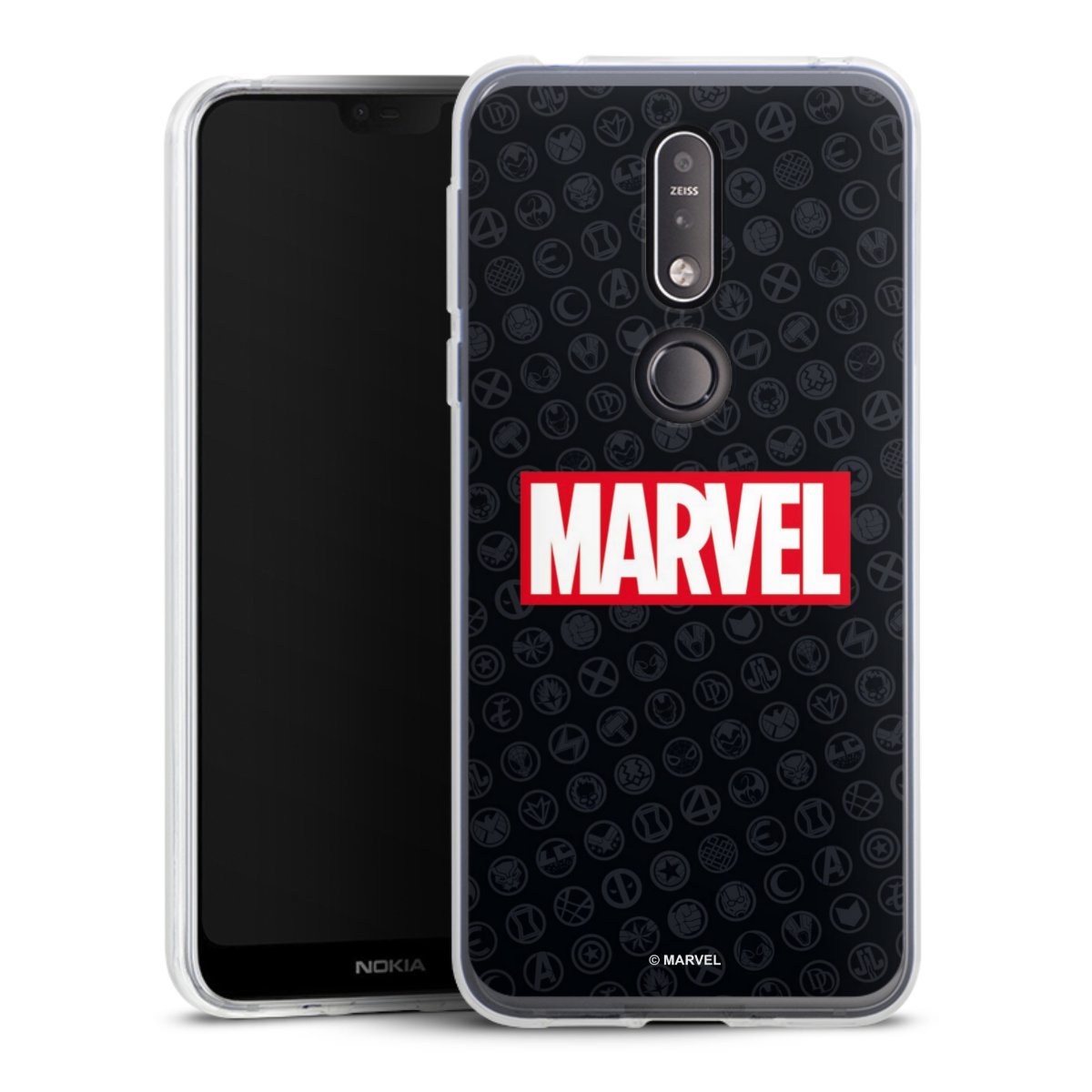 Marvel Logo Black Red 