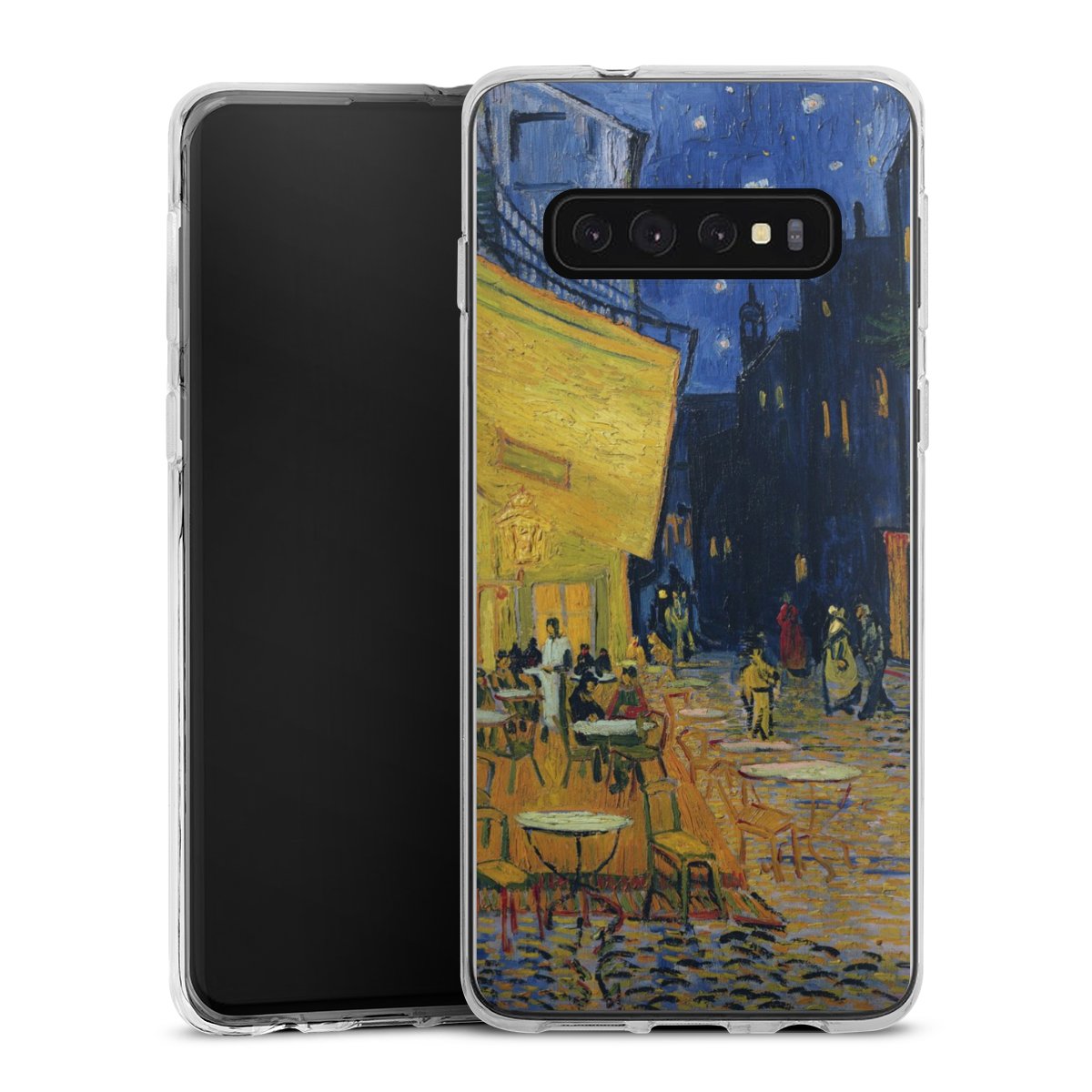 Caféterras bij Nacht - Vincent Van Gogh voor (transparant) voor Samsung Galaxy S10 Plus van DeinDesign
