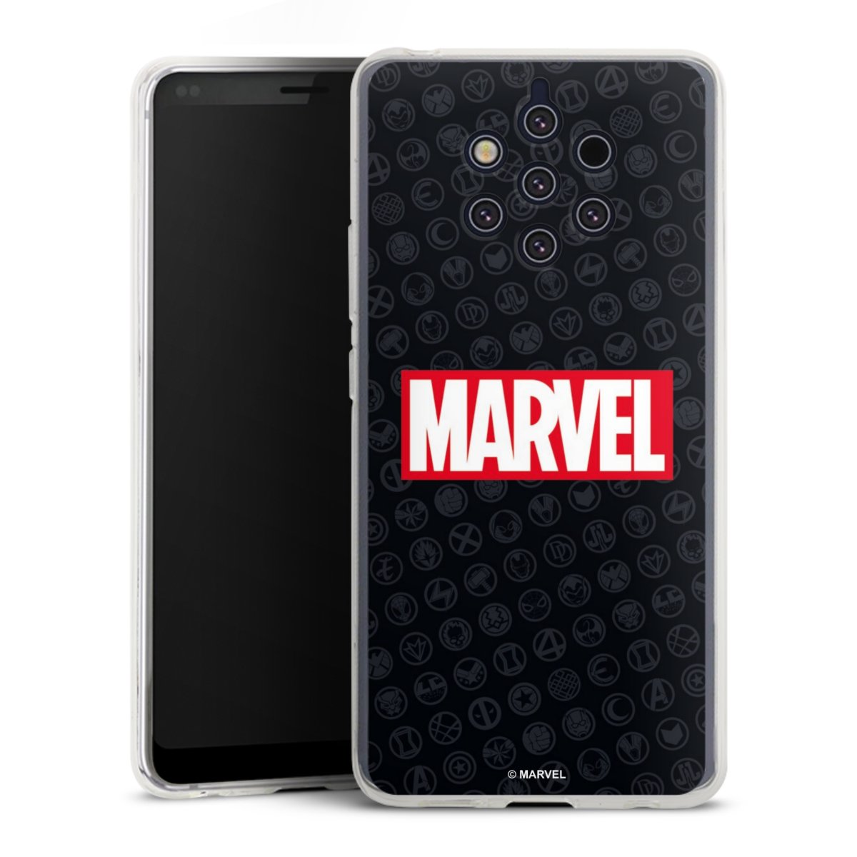 Marvel Logo Black Red 