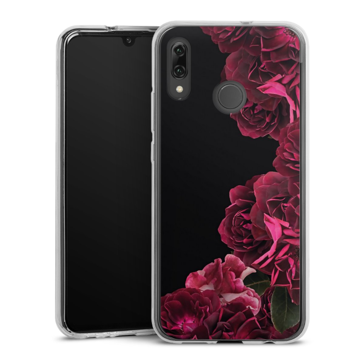 Rose vintage su nero