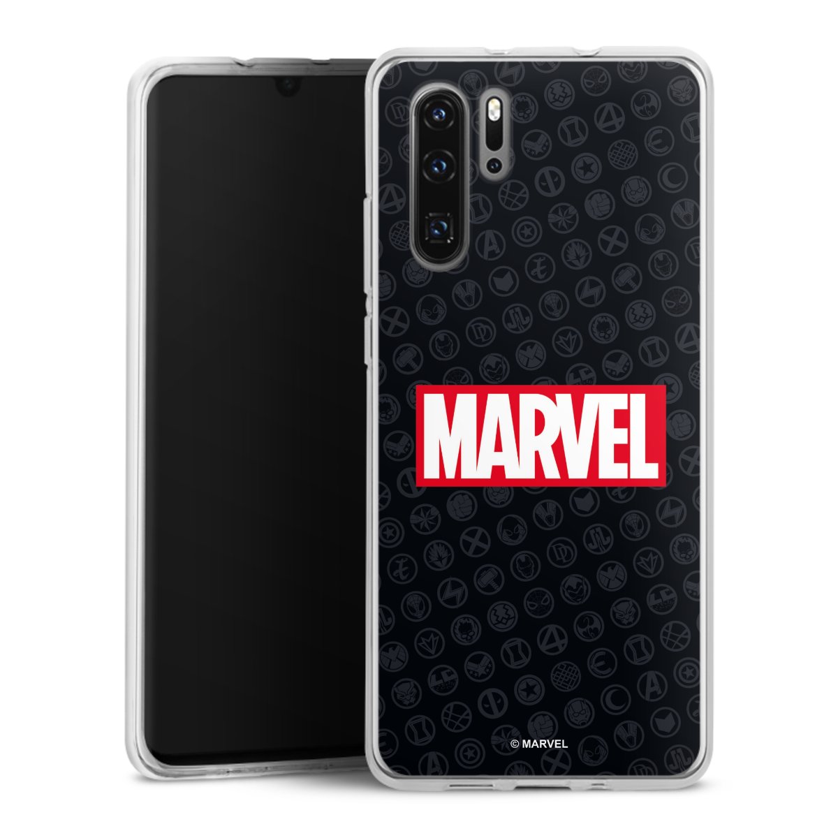 Marvel Logo Black Red 