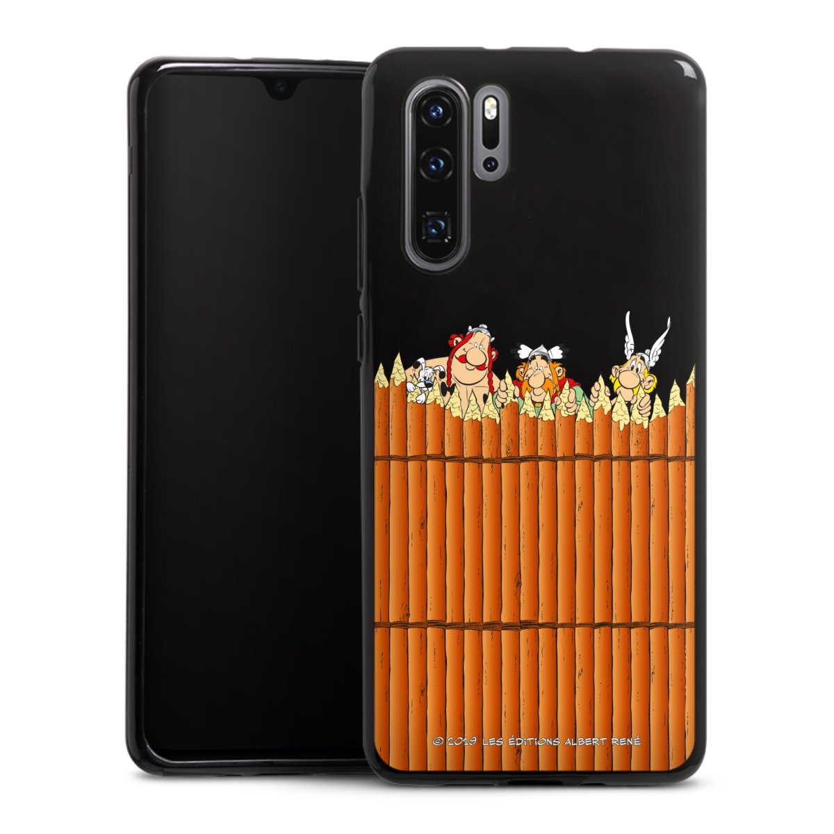 Gaulois Derrière Palissade Transparent