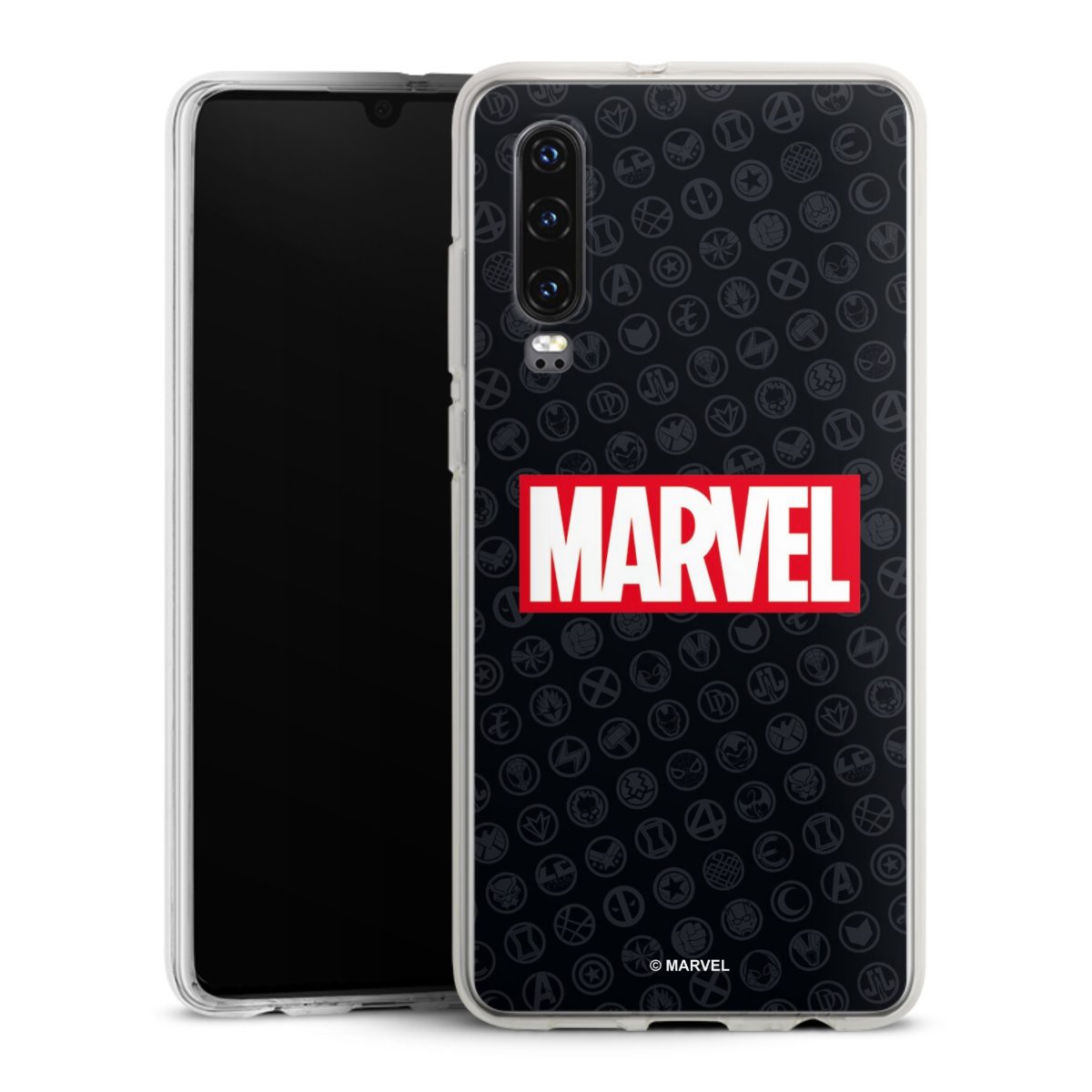 Marvel Logo Black Red 