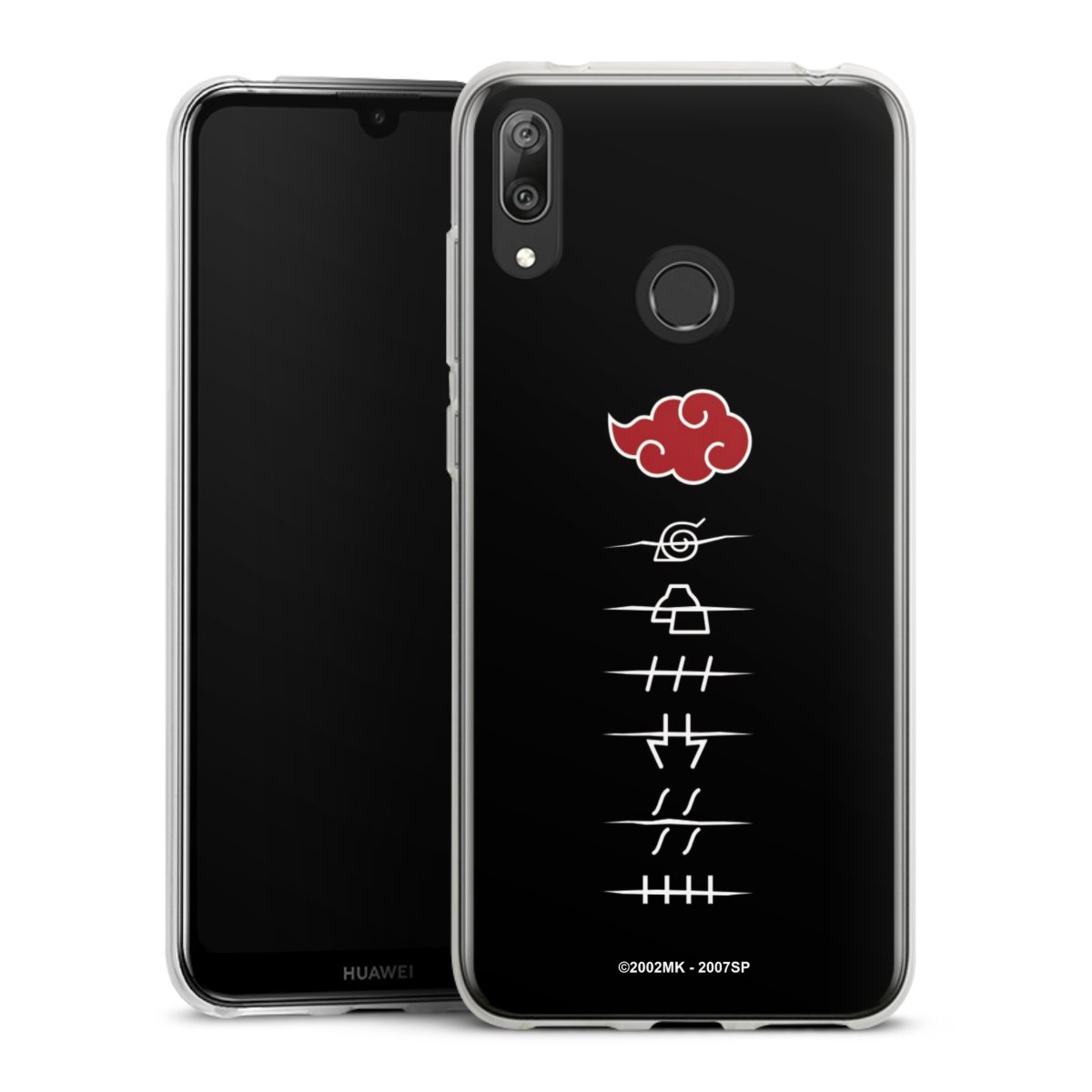 Symboles des membres de l'Akatsuki noirs