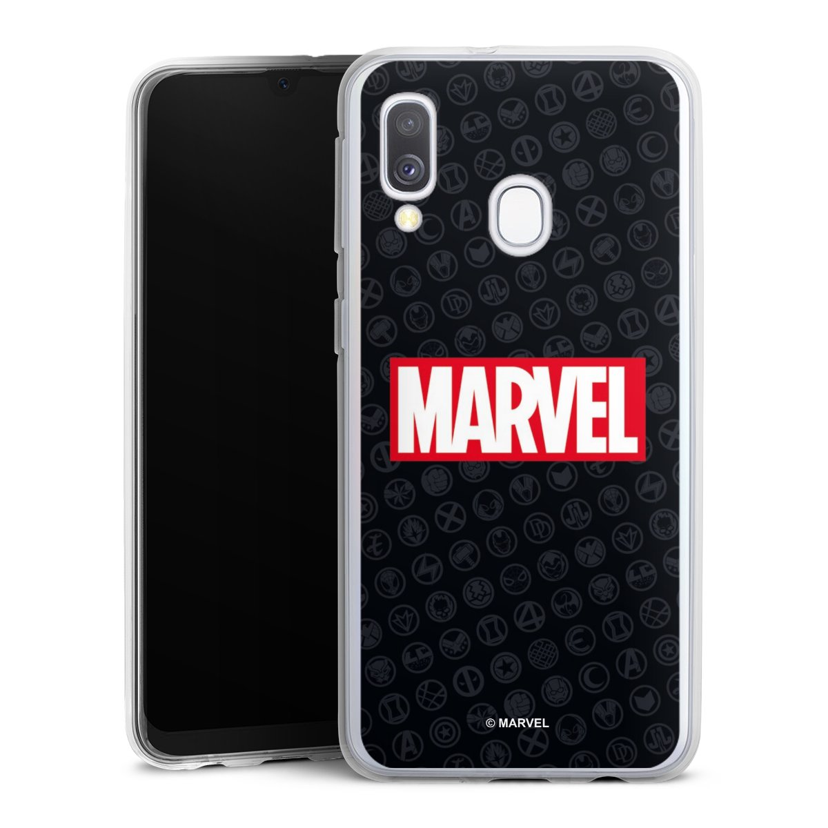 Marvel Logo Black Red 