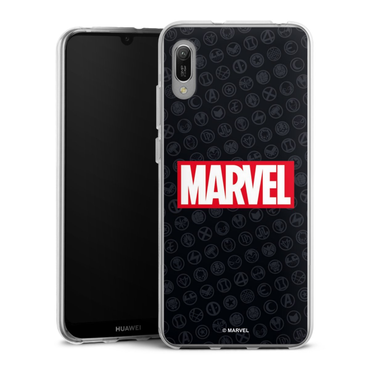 Marvel Logo Black Red 