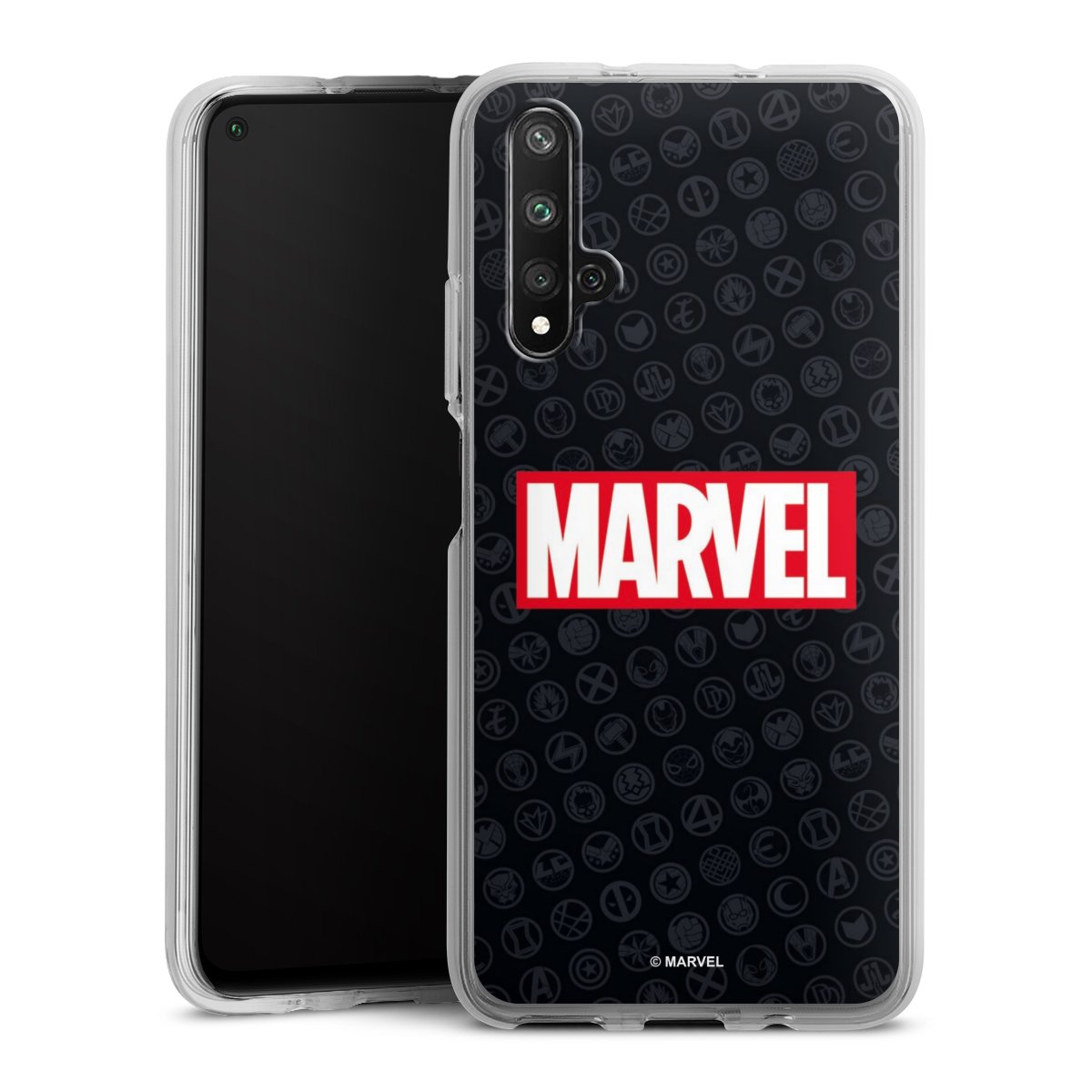 Marvel Logo Black Red 