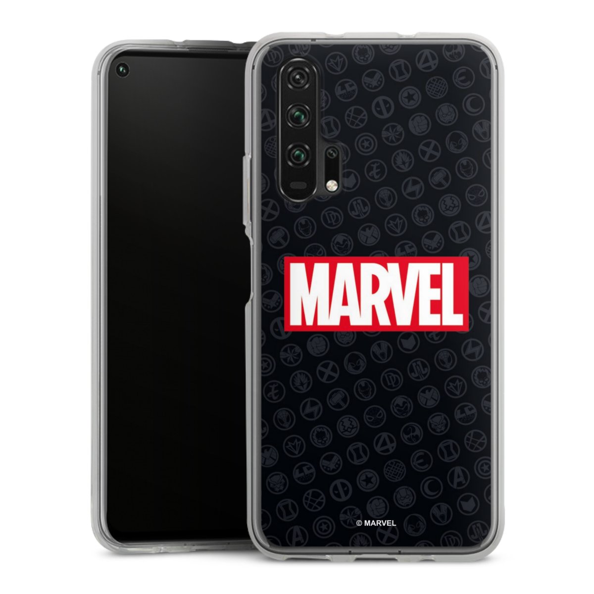 Marvel Logo Black Red 