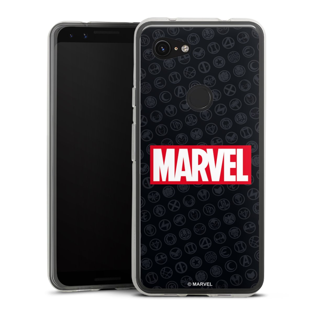 Marvel Logo Black Red 