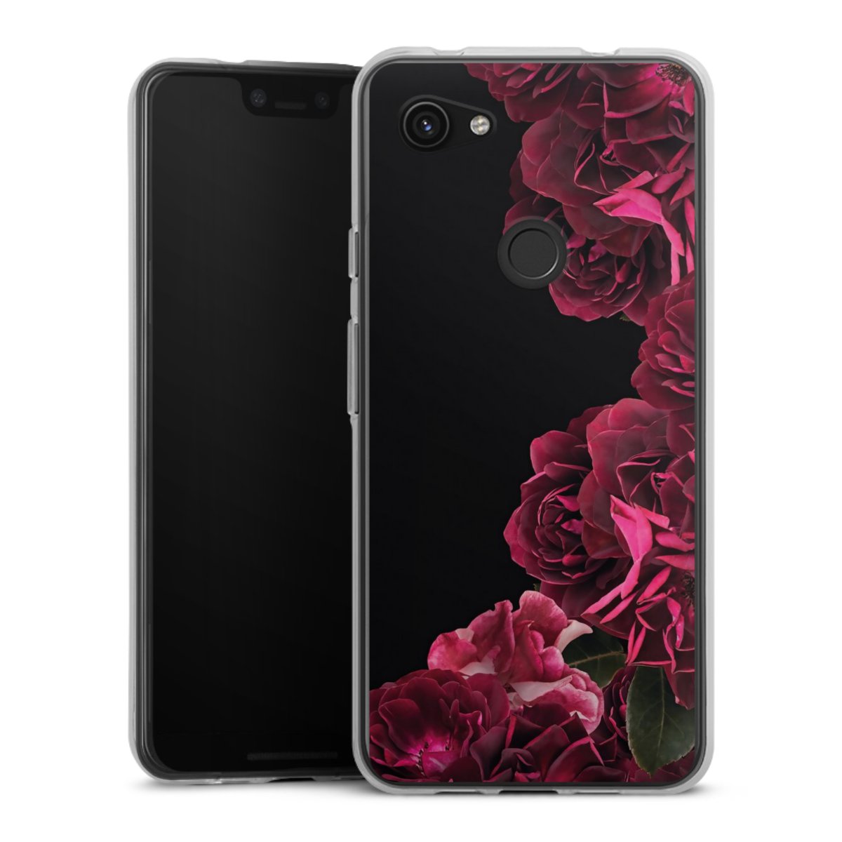 Rose vintage su nero