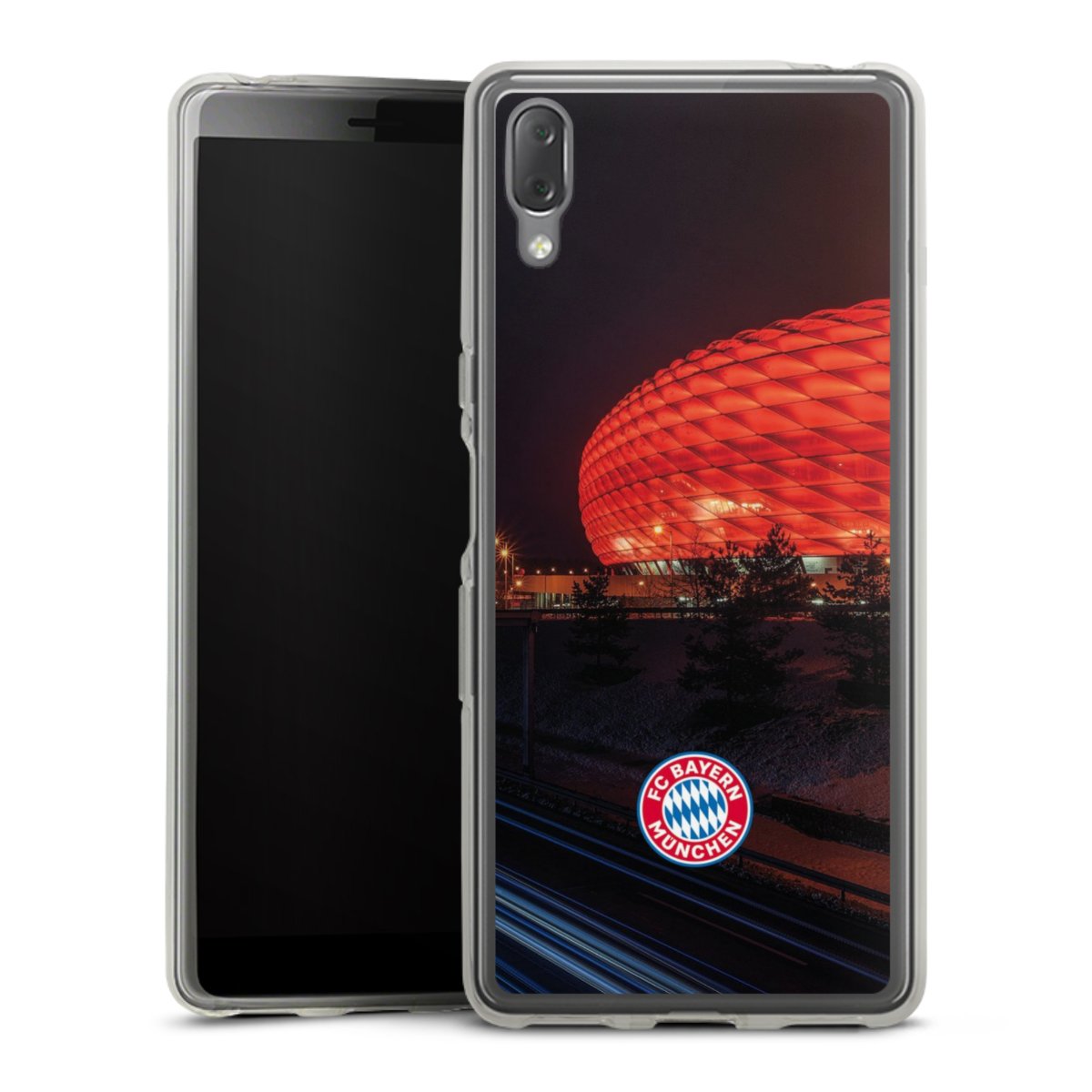 Allianz Arena bei Nacht FCB