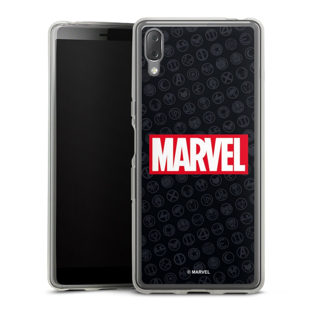 Marvel Logo Black Red 