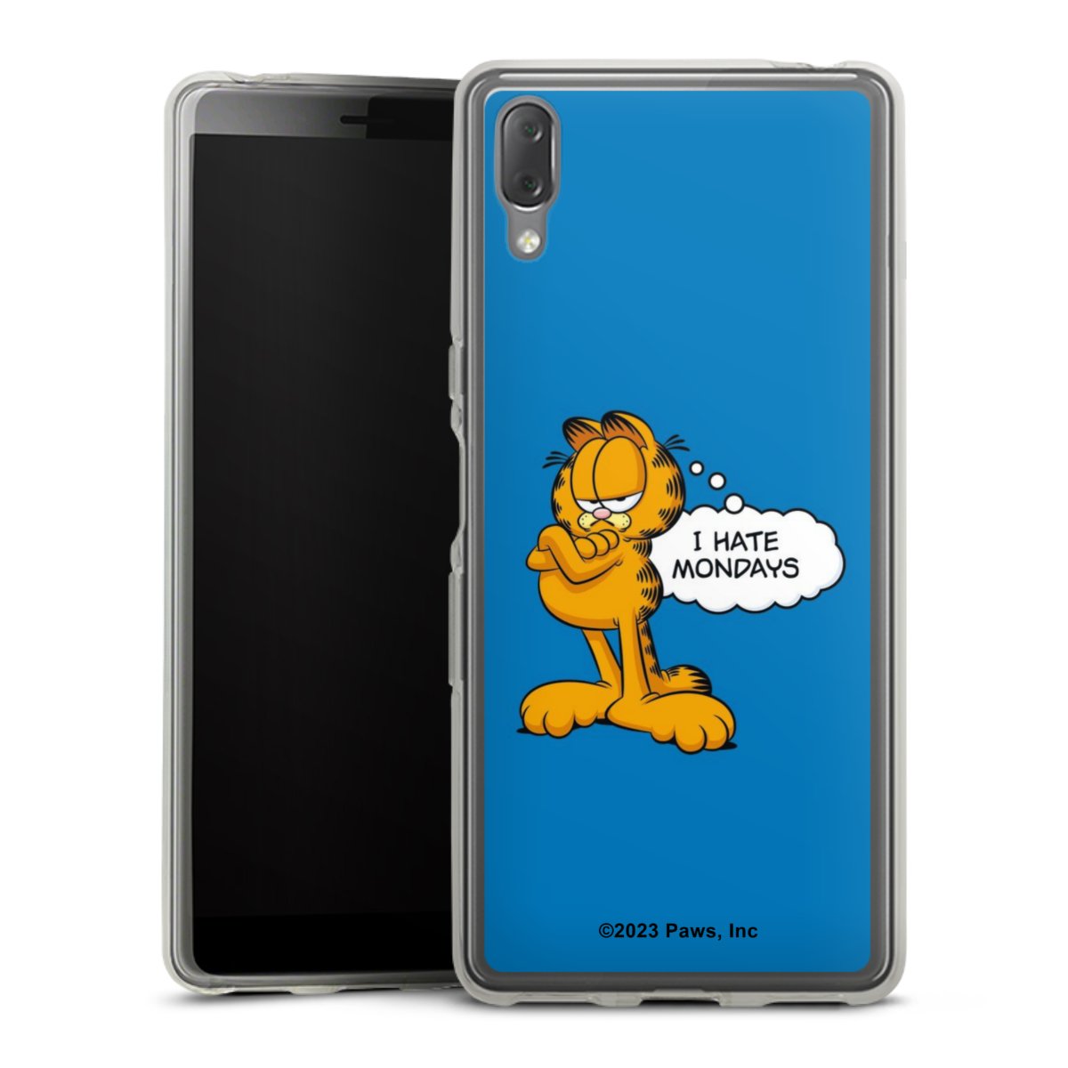 Garfield Ik haat maandagen blauw