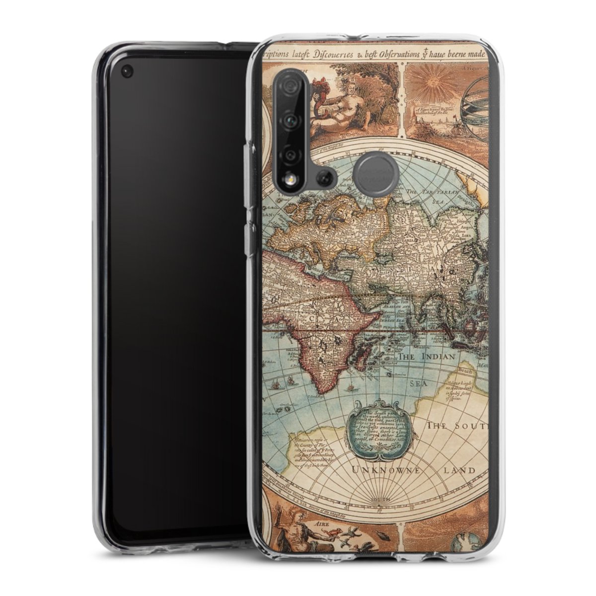 Mappa del mondo vintage