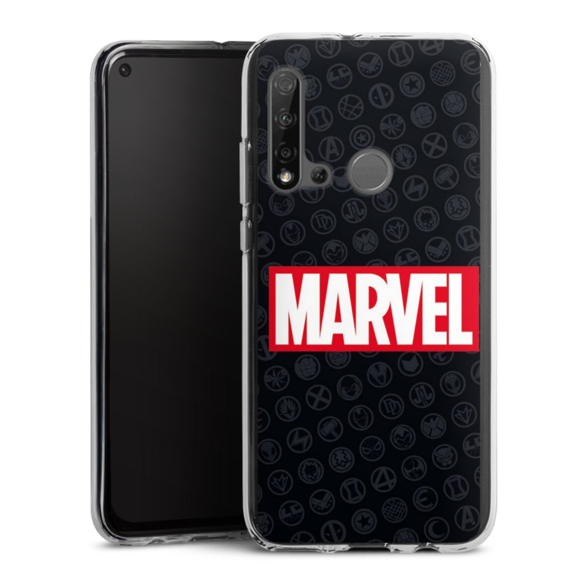 Marvel Logo Black Red 