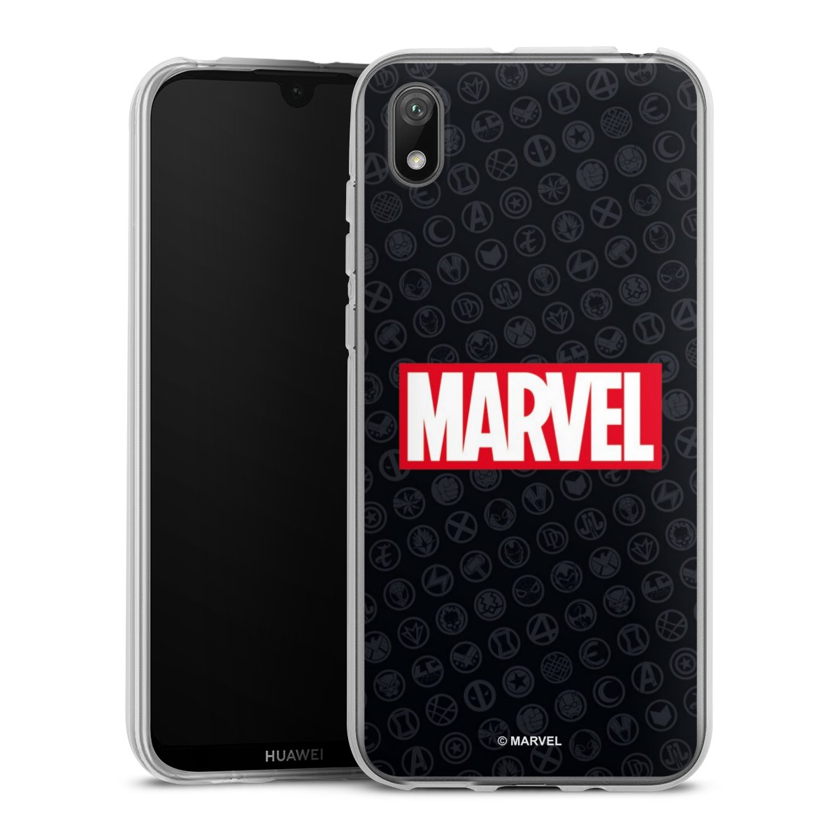 Marvel Logo Black Red 