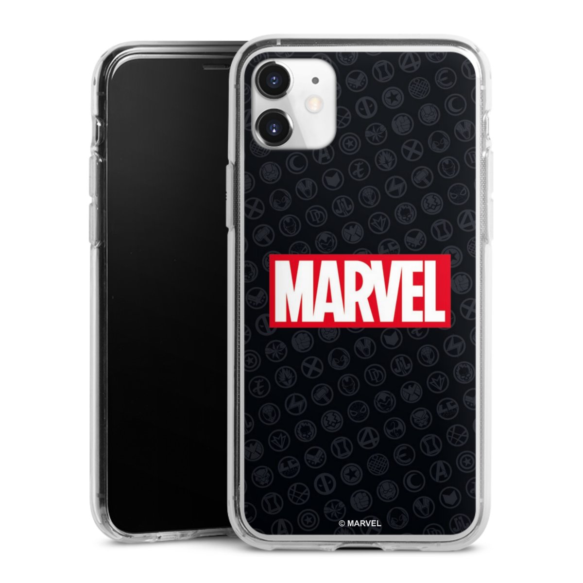 Marvel Logo Black Red 