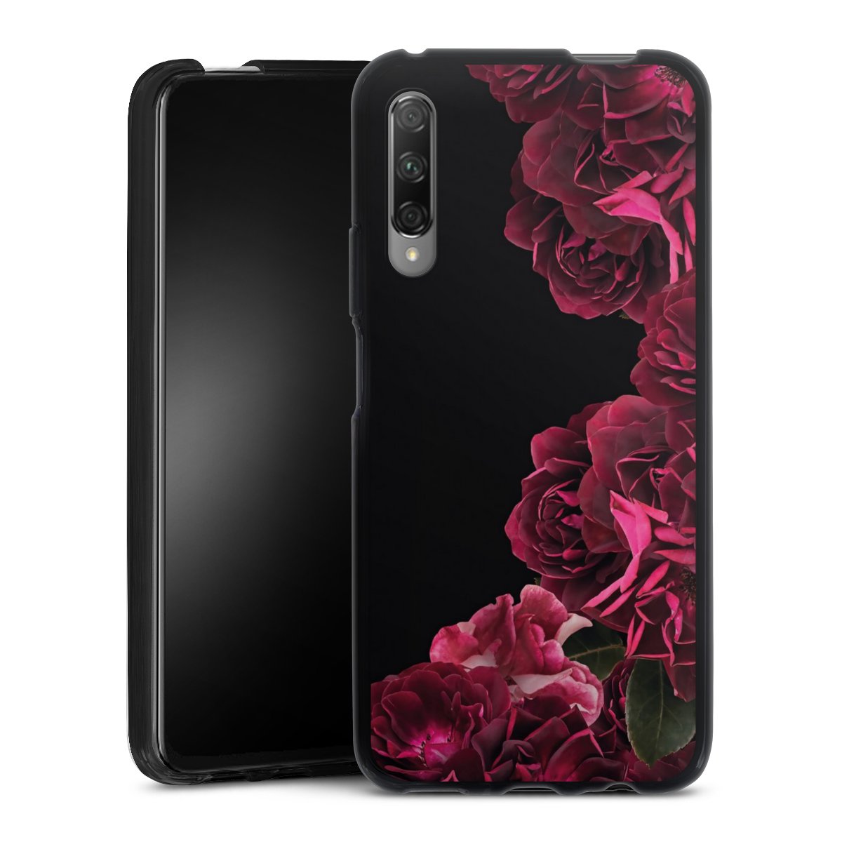 Rose vintage su nero