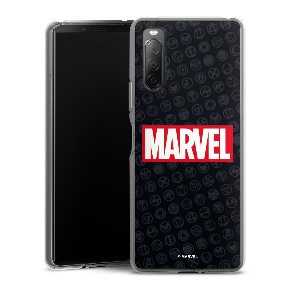 Marvel Logo Black Red 