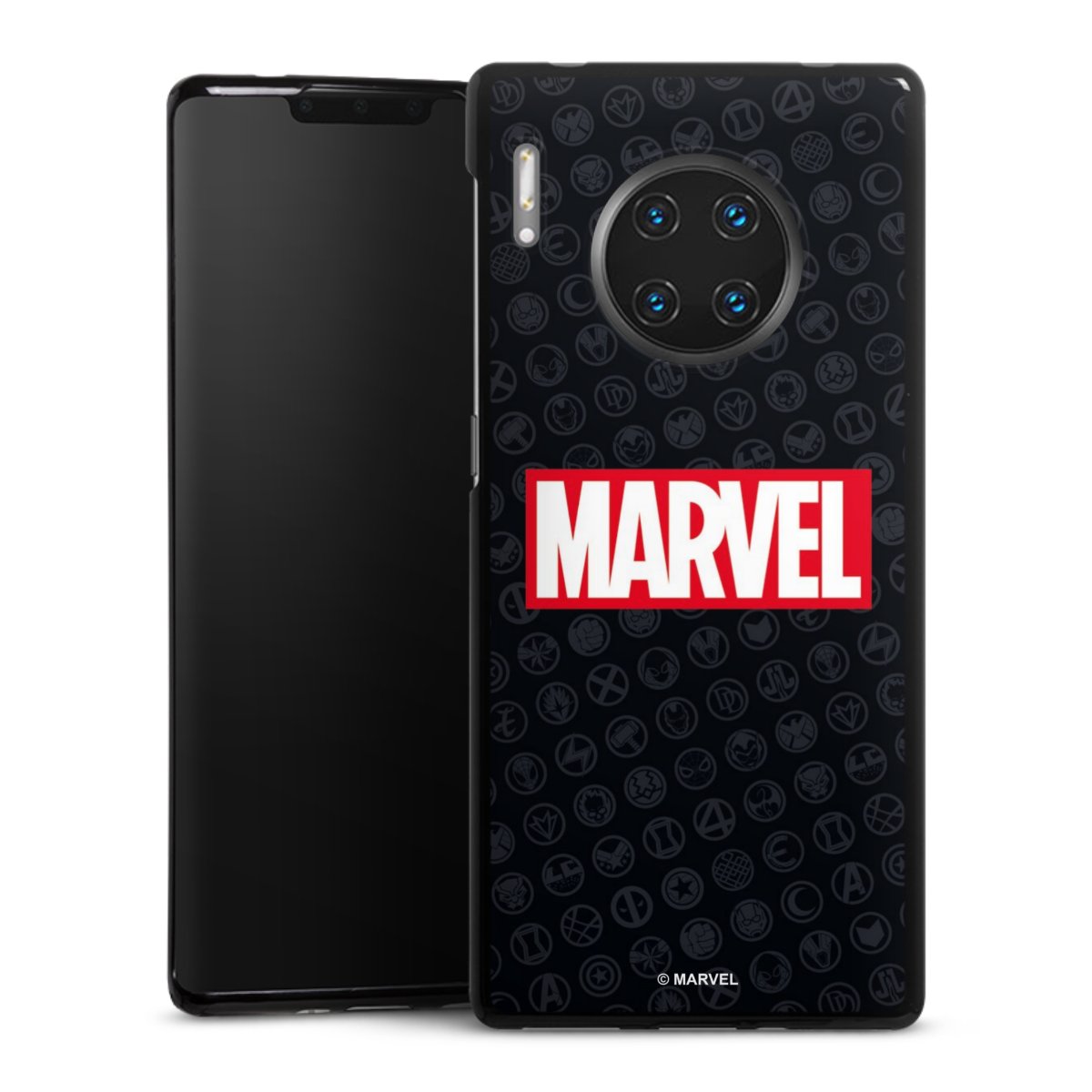 Marvel Logo Black Red 